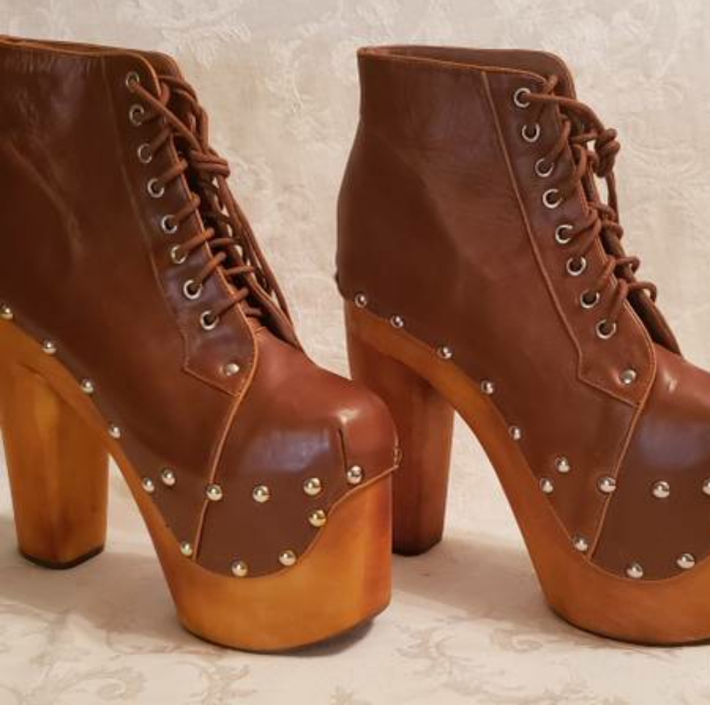 Jeffery Campbell Designer Platform Boots - 10s
